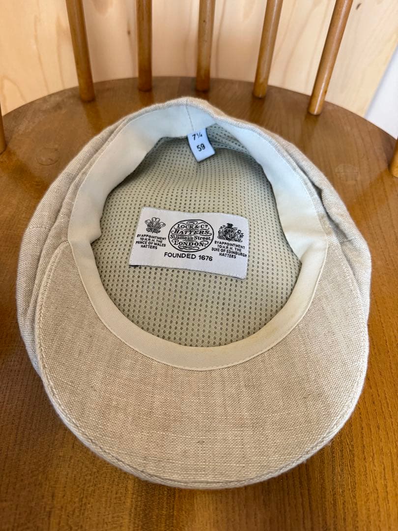 LOCK&CO HATTERS リネン キャスケット JamesLock