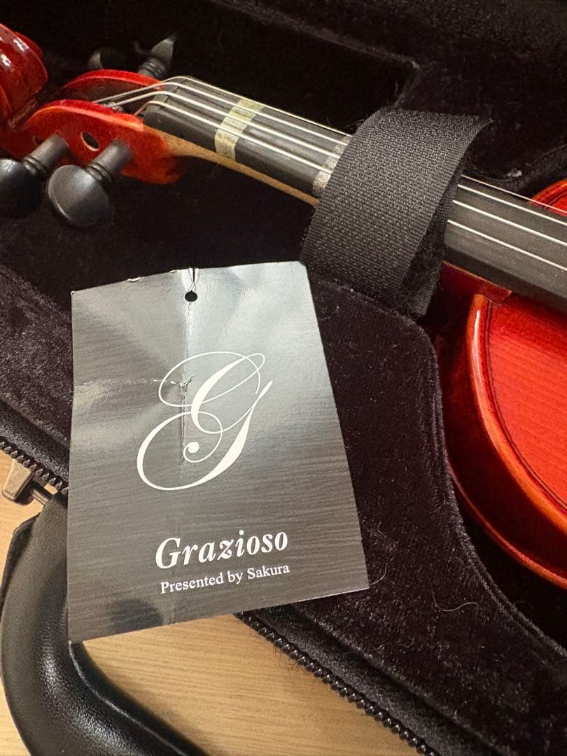 1/16 分数バイオリンセット GRAZIOSO GV-OS