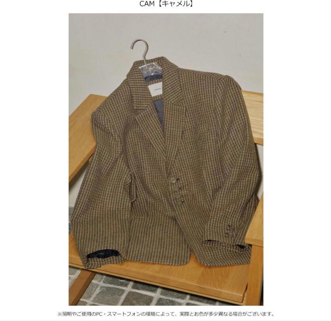 トゥデイフル/ウール100%チェックジャケット38