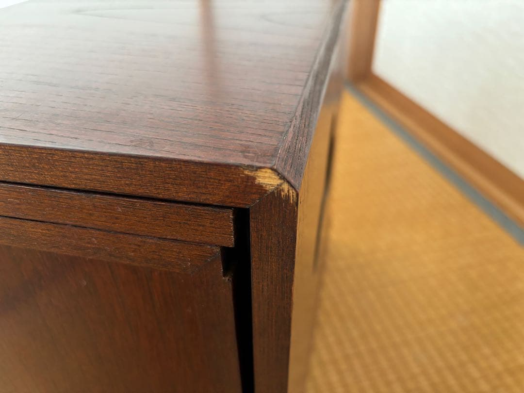 [昭和レトロ]折り畳み 文机 テーブル 座卓 家具 アンティーク 骨董 古道具