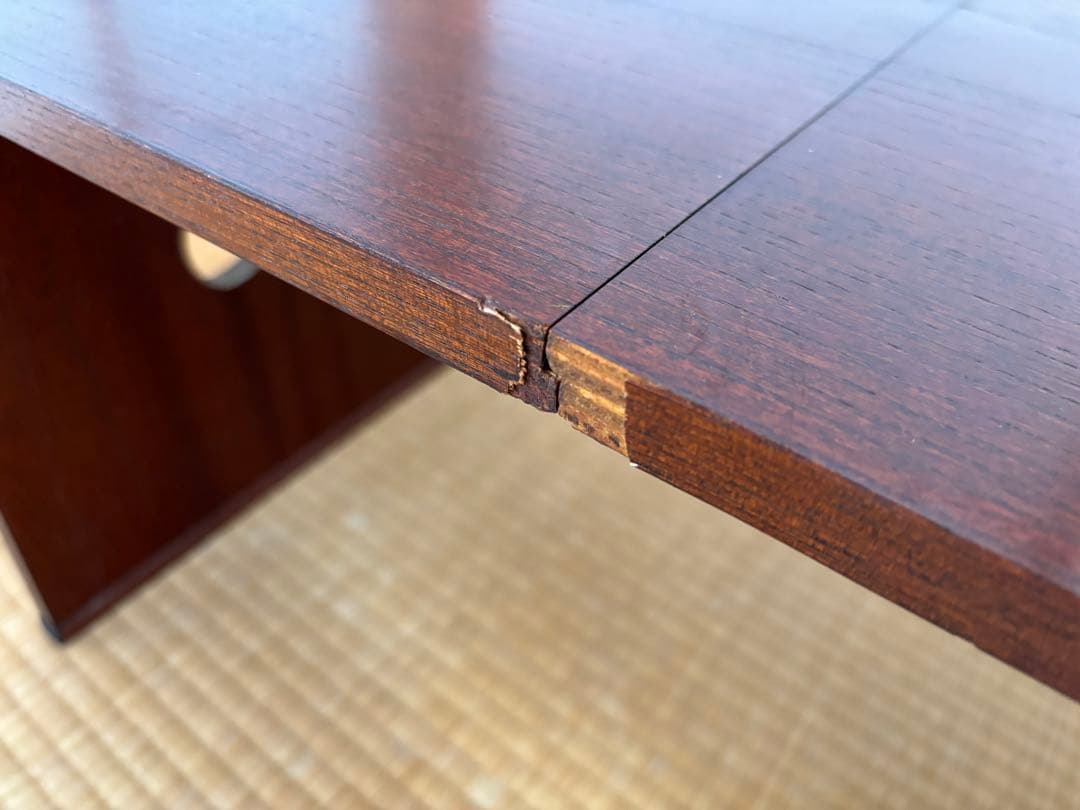 [昭和レトロ]折り畳み 文机 テーブル 座卓 家具 アンティーク 骨董 古道具