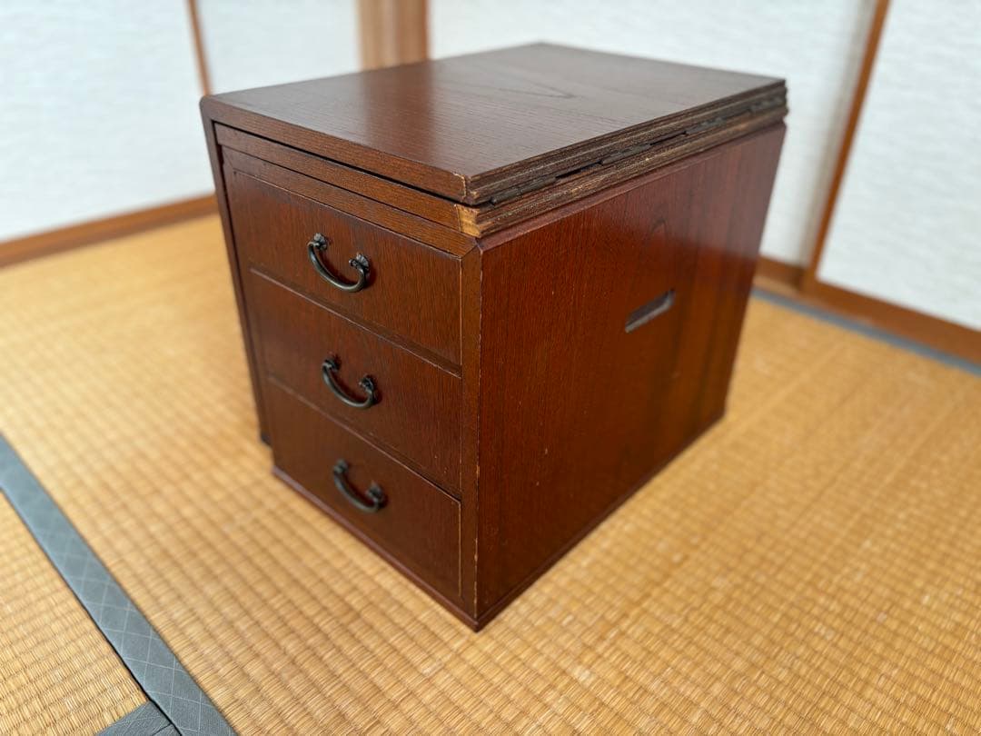 [昭和レトロ]折り畳み 文机 テーブル 座卓 家具 アンティーク 骨董 古道具