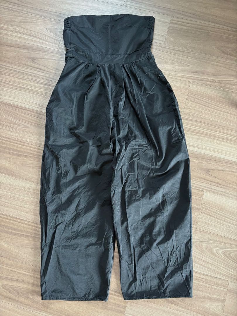 anuke アンヌーク/Wide Bare Combinaison/黒　38