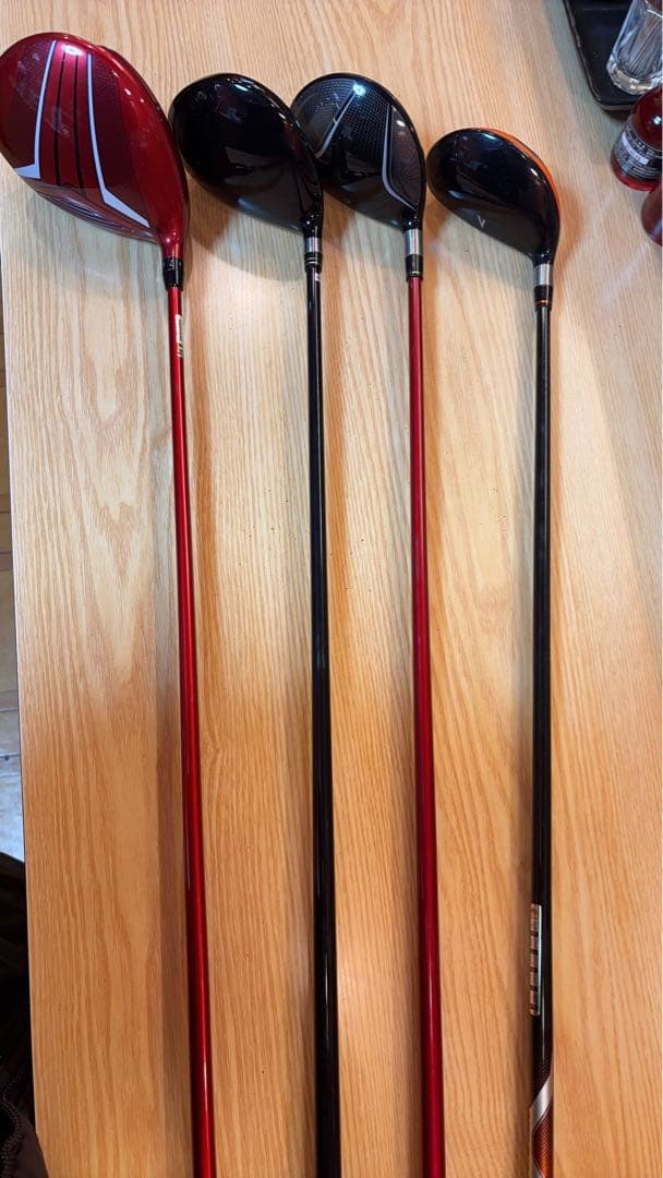 メンズゴルフクラブセット KIRA レッドブラック