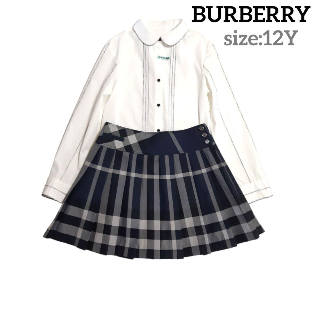 BURBERRY バーバリー チルドレン ブラウス スカート メガチェック 12