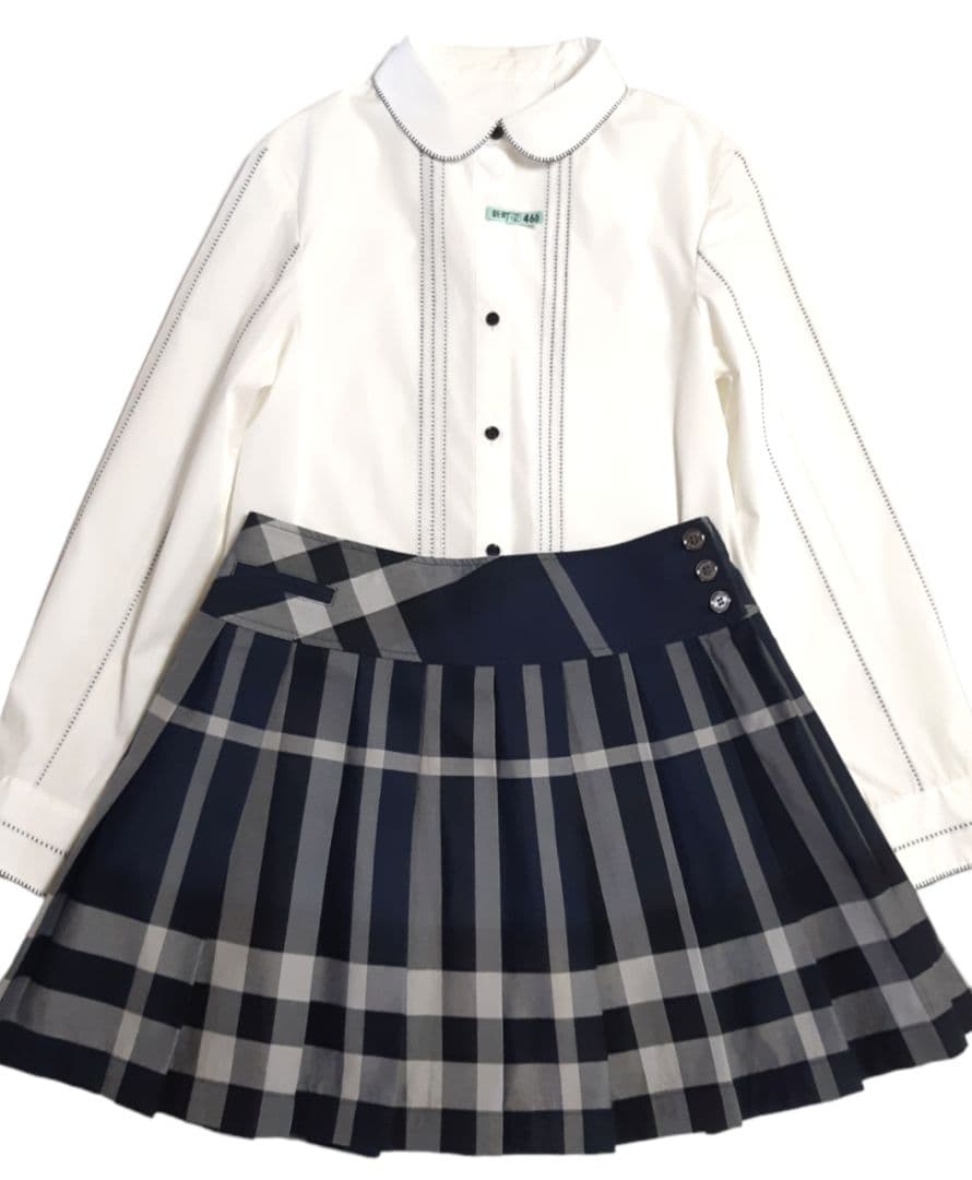 BURBERRY バーバリー チルドレン ブラウス スカート メガチェック 12