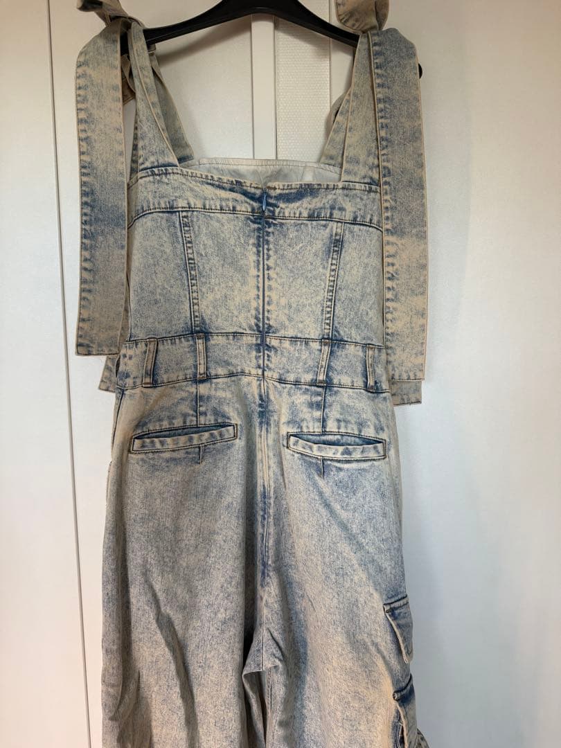 アンドマリー デニムオーバーオール