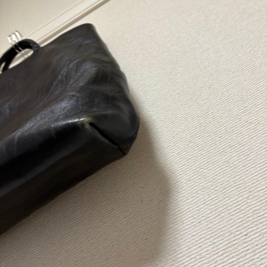 【美品】 HIROFU Hロゴ　レザー トートバッグ　大容量　A4 ユニセックス