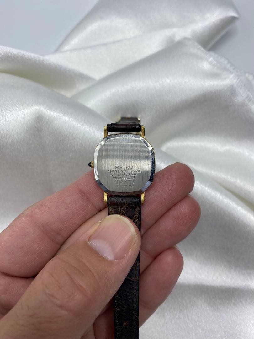 電池交換済　SEIKO 2320-6600 10K 10金　エクセリーヌ