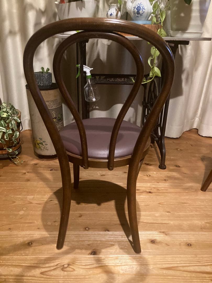 昭和レトロ　秋田木工ベントウッドチェア　曲木ダイニングチェア②