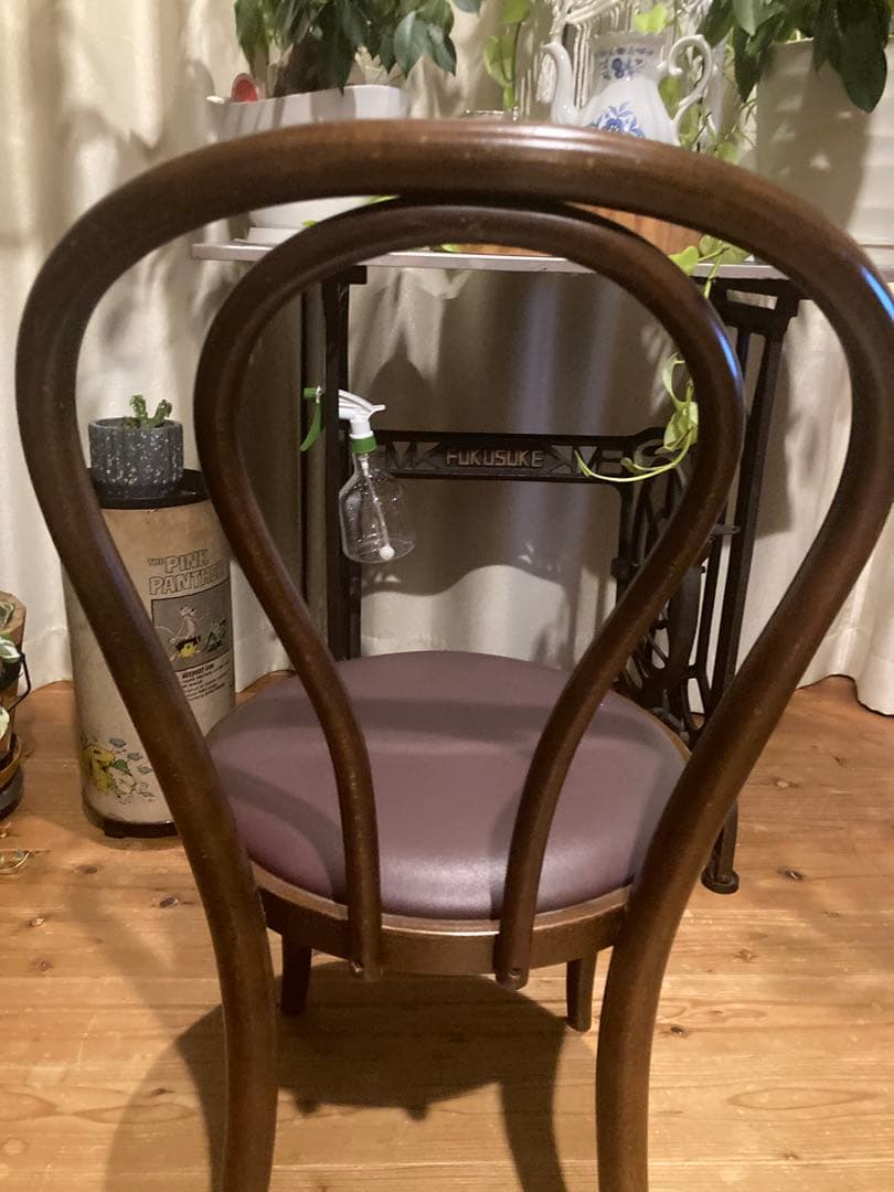 昭和レトロ　秋田木工ベントウッドチェア　曲木ダイニングチェア②