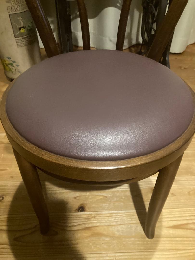 昭和レトロ　秋田木工ベントウッドチェア　曲木ダイニングチェア②