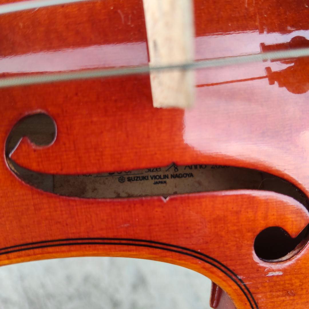 【希少】SUZUKI バイオリン No.200 1/8 日本製 分数バイオリン