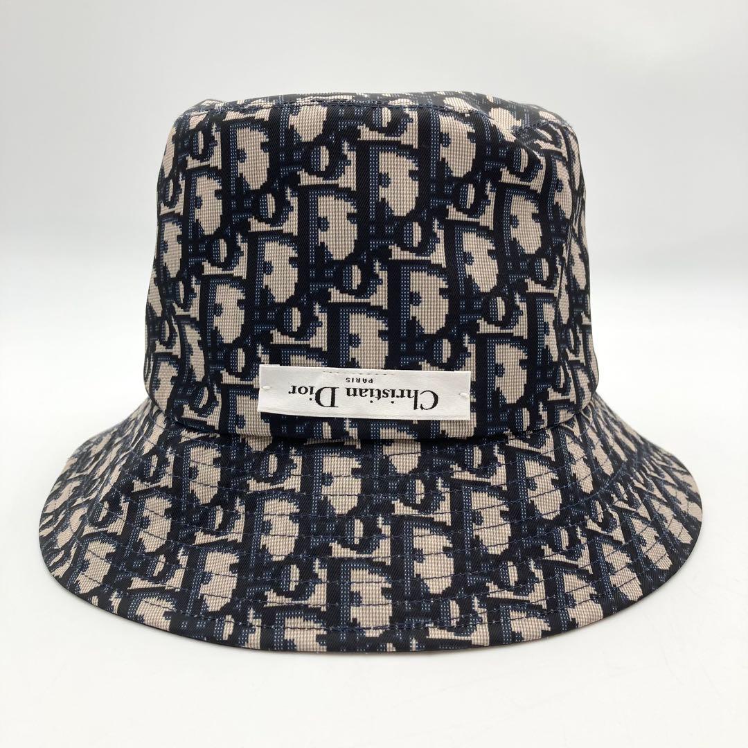 テツ✨ Dior バケットハット リバーシブル オブリーク 59 男女兼用