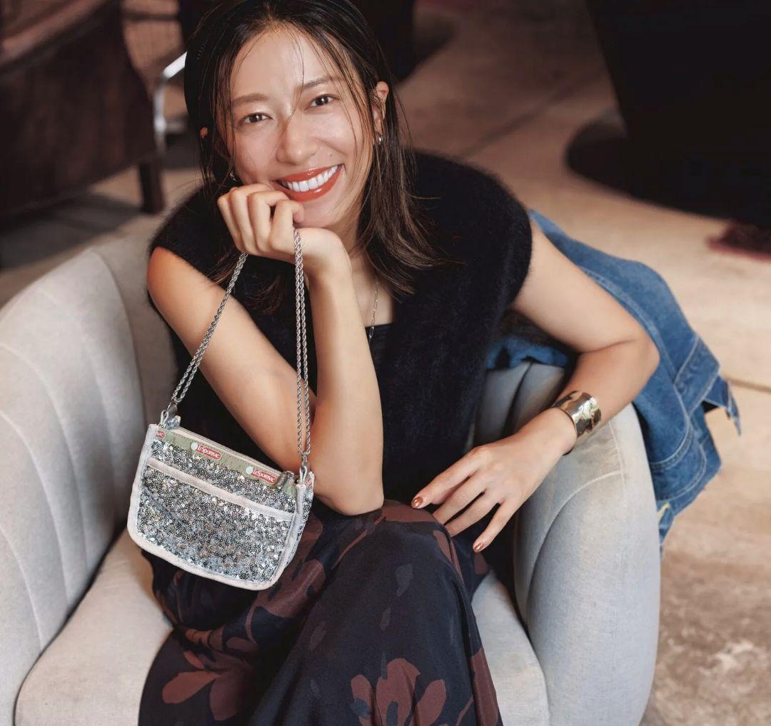 レスポートサックアトリエ 2way チェーン ショルダーバック スパンコール