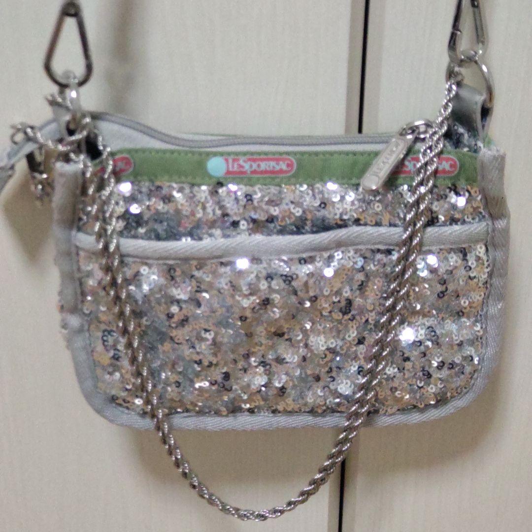 レスポートサックアトリエ 2way チェーン ショルダーバック スパンコール