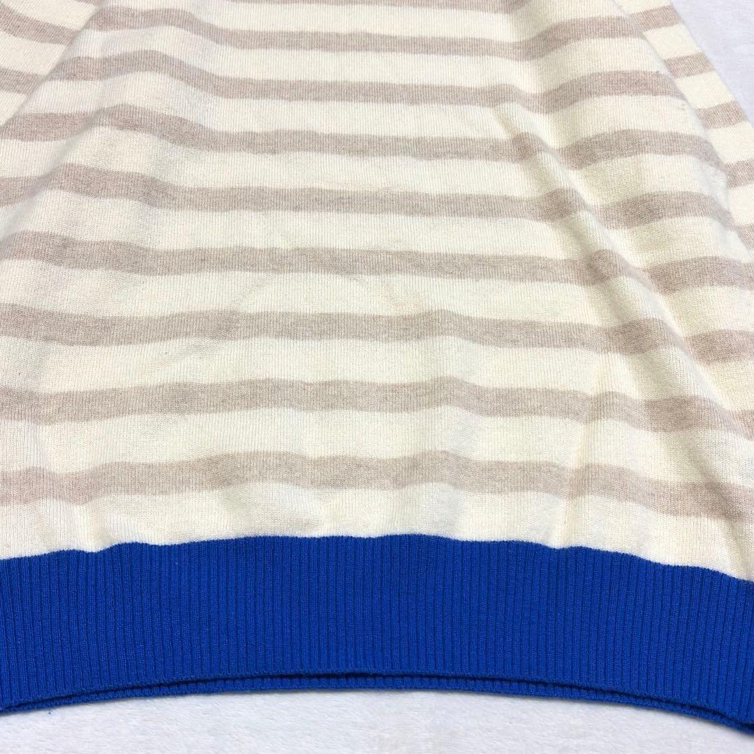 パーリーゲイツ ゴルフウェア 長袖 ニット カシミヤ100% セーター ボーダー