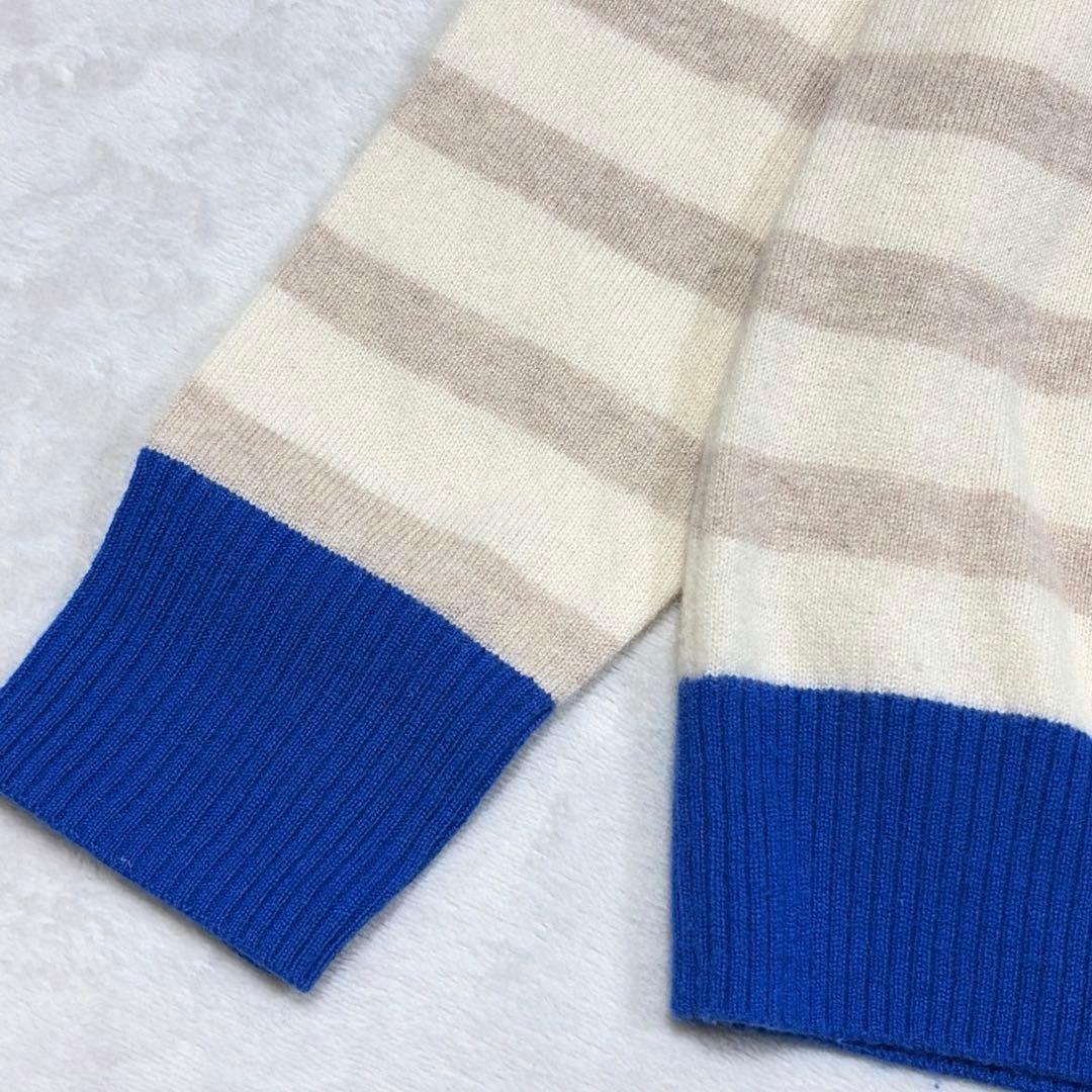 パーリーゲイツ ゴルフウェア 長袖 ニット カシミヤ100% セーター ボーダー