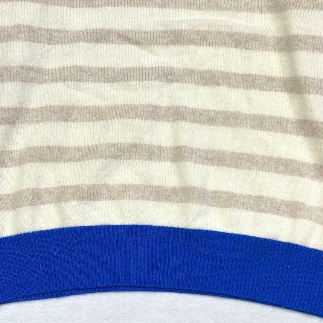 パーリーゲイツ ゴルフウェア 長袖 ニット カシミヤ100% セーター ボーダー