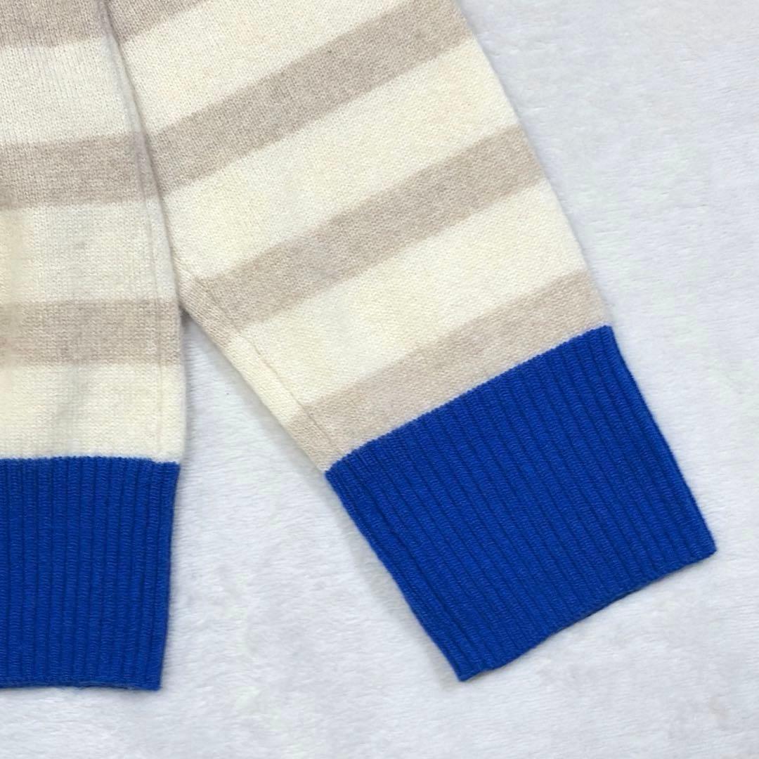 パーリーゲイツ ゴルフウェア 長袖 ニット カシミヤ100% セーター ボーダー