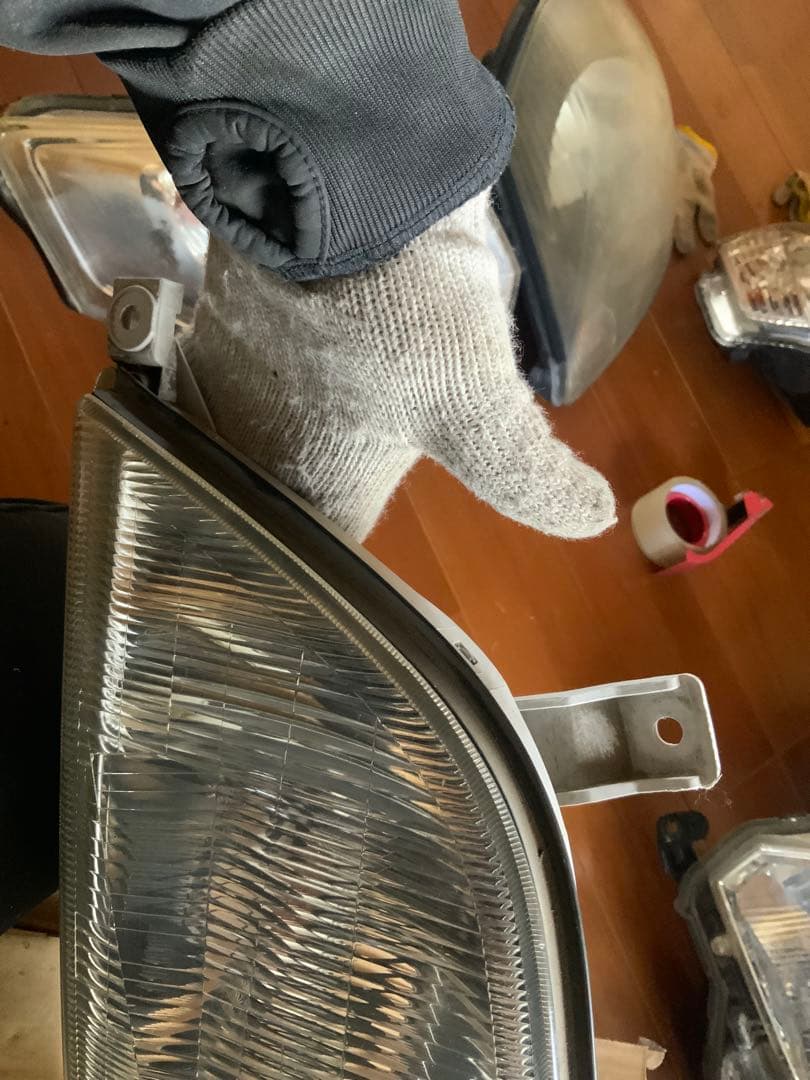 13枚目傷　8枚目ペンキ　ダイナ デュトロ 純正 ヘッドライトユニット 左