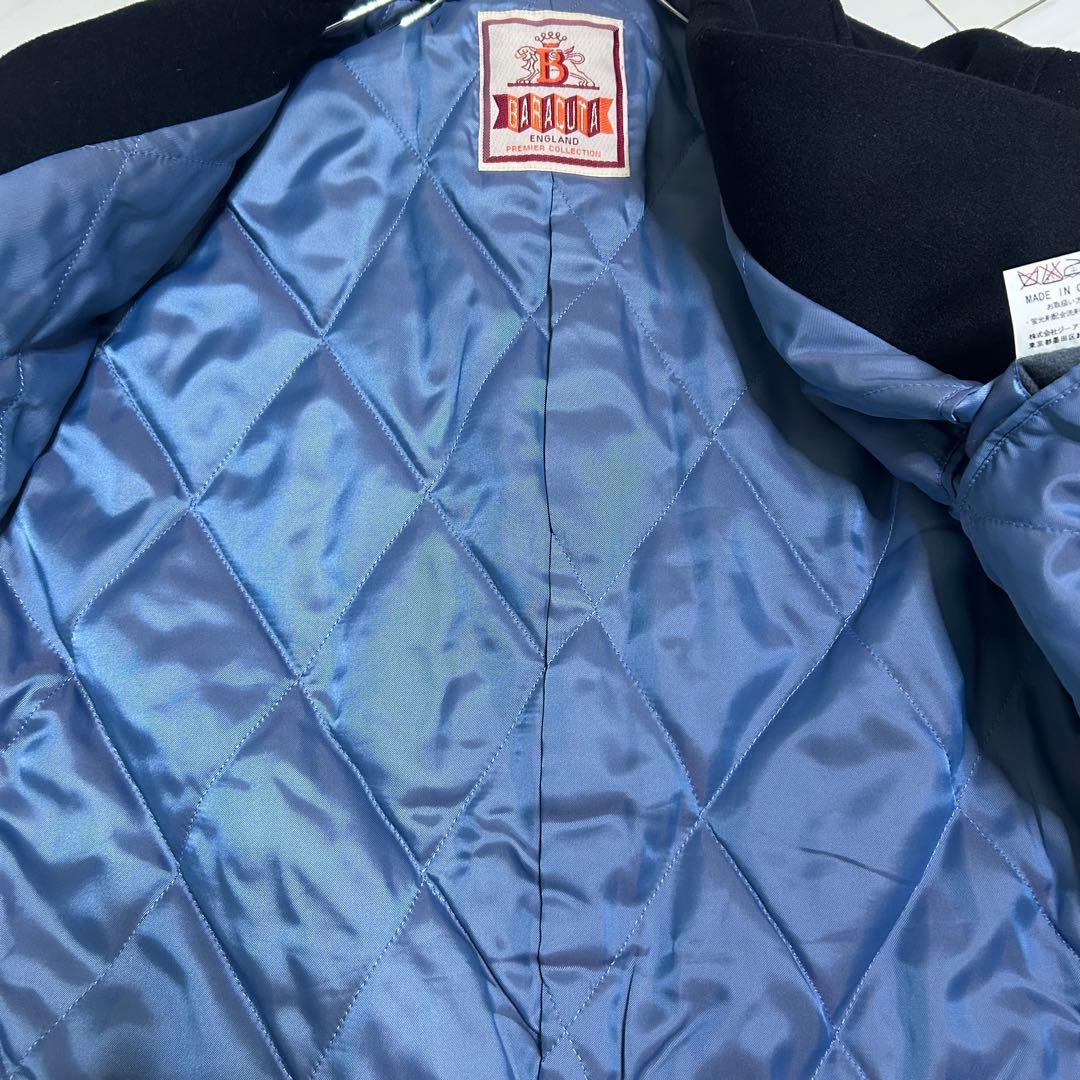 希少BARACUTA ダブルチェスターコート　ロングコートg10 裏地　アンゴラ