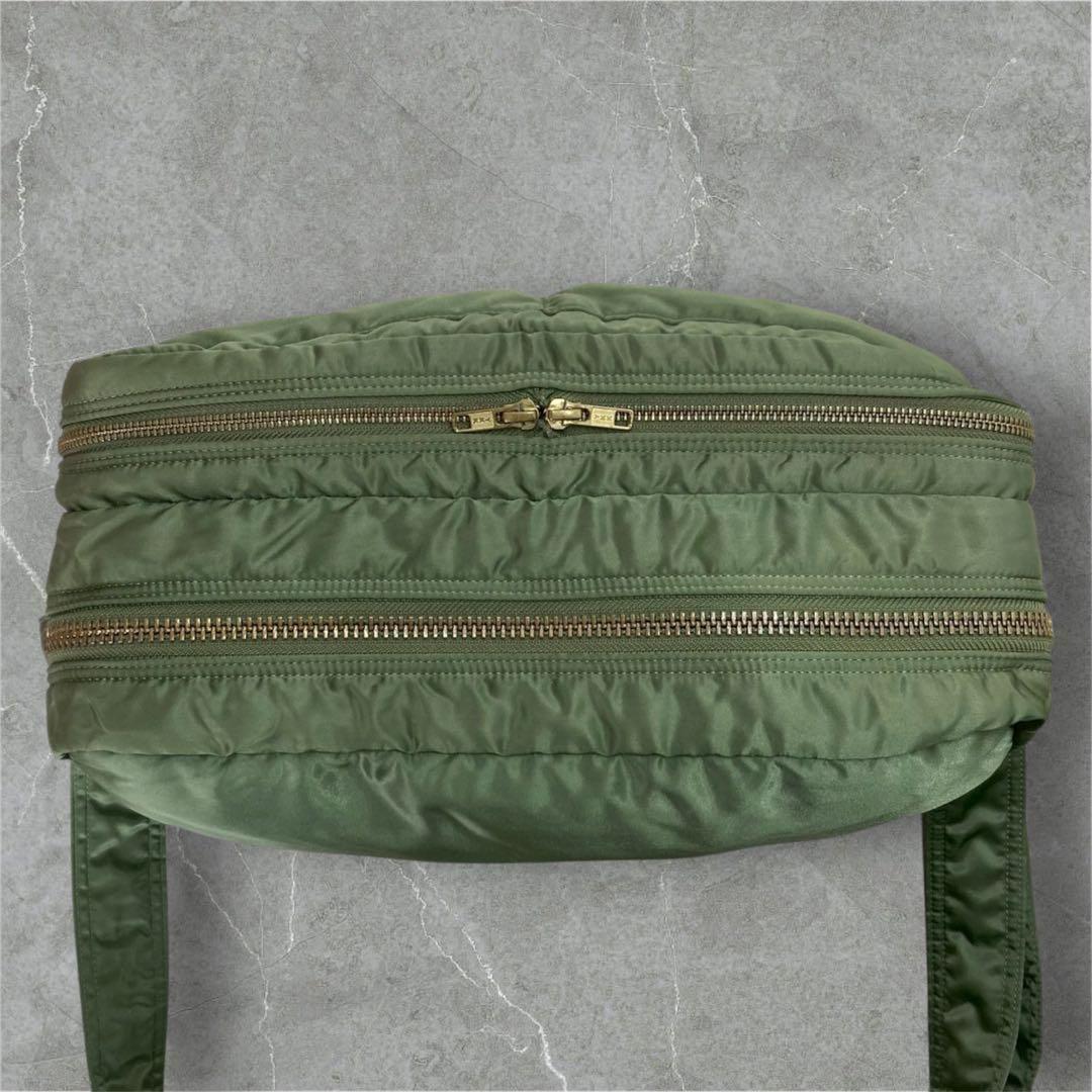 PORTER タンカー ショルダーバッグ XL グリーン