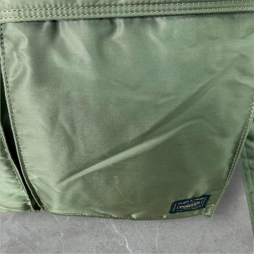 PORTER タンカー ショルダーバッグ XL グリーン