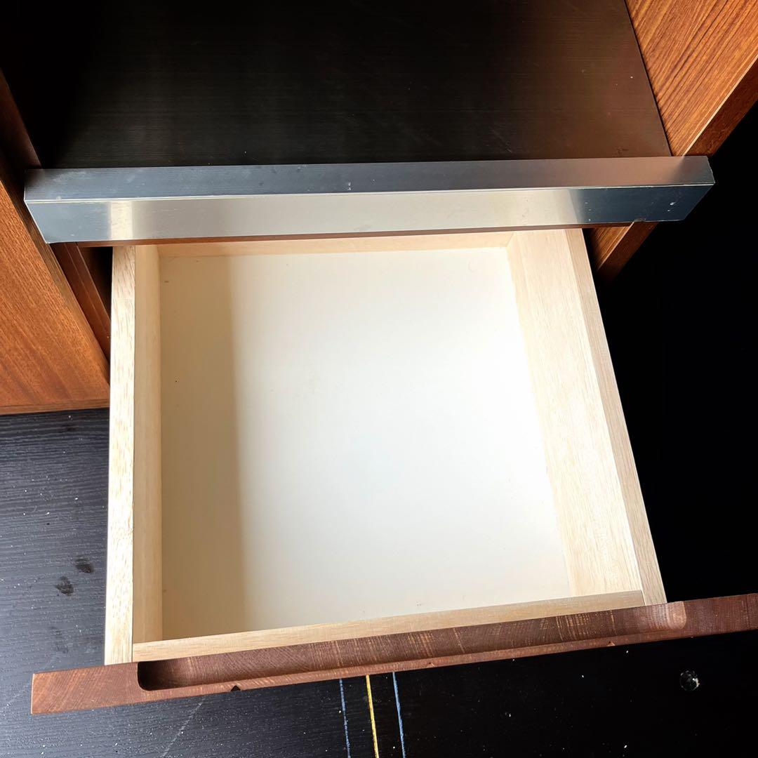 取付無料！ウニコ ストラーダ 廃盤希少品！天然木アンティークキッチンボード✨