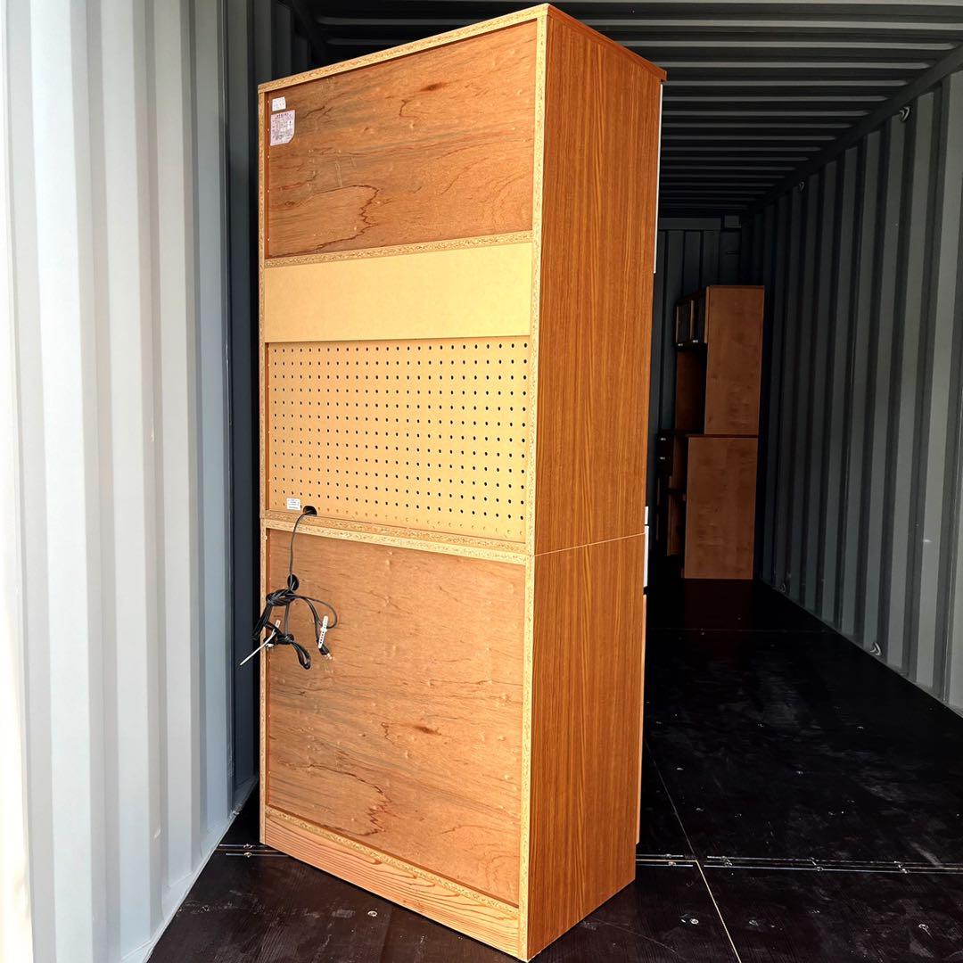 取付無料！ウニコ ストラーダ 廃盤希少品！天然木アンティークキッチンボード✨