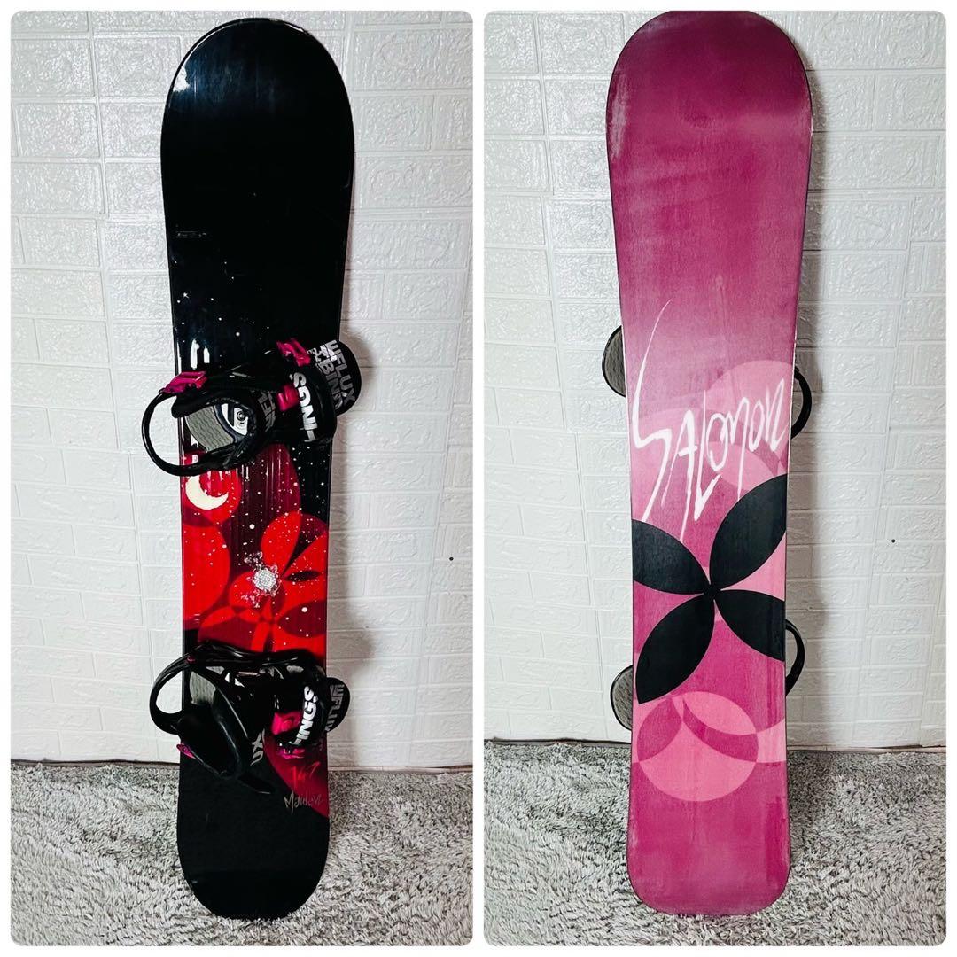 【初心者おすすめ 】サロモン FLUX スノーボード セット 147cm