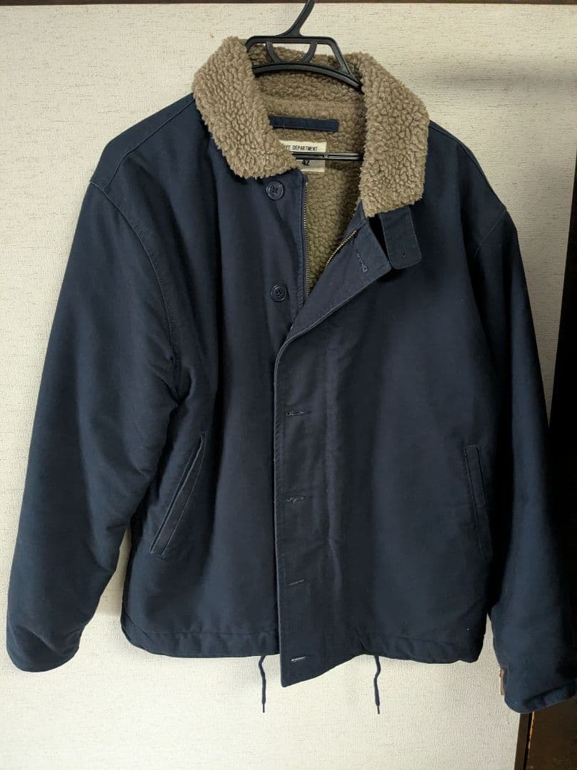 WAIPER　デッキジャケット　ネイビー　42サイズ