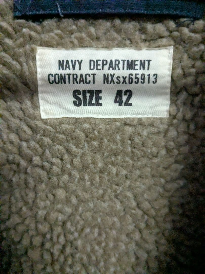 WAIPER　デッキジャケット　ネイビー　42サイズ