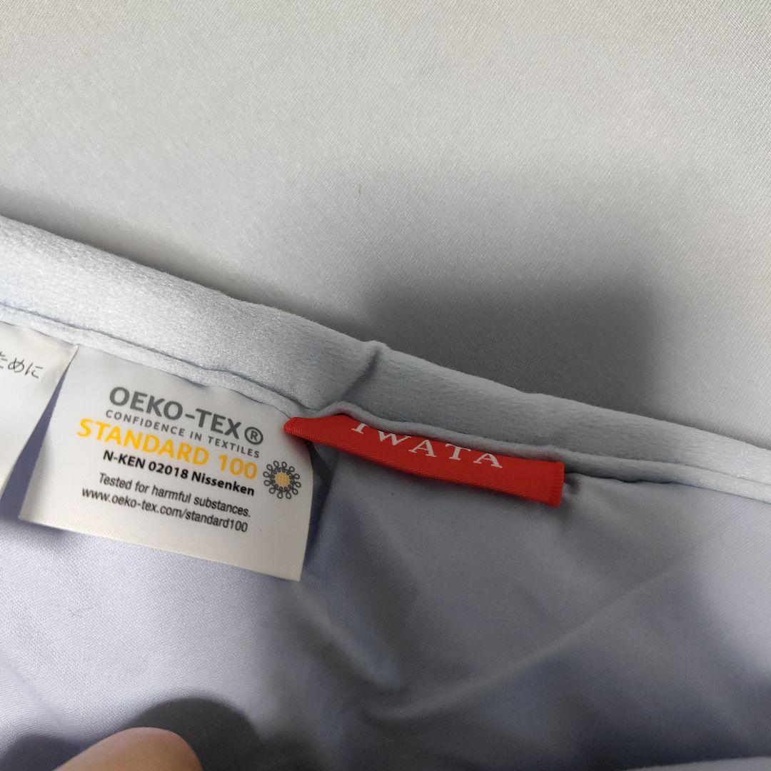 IWATA　キャメル敷きパッド　ブルー シングル