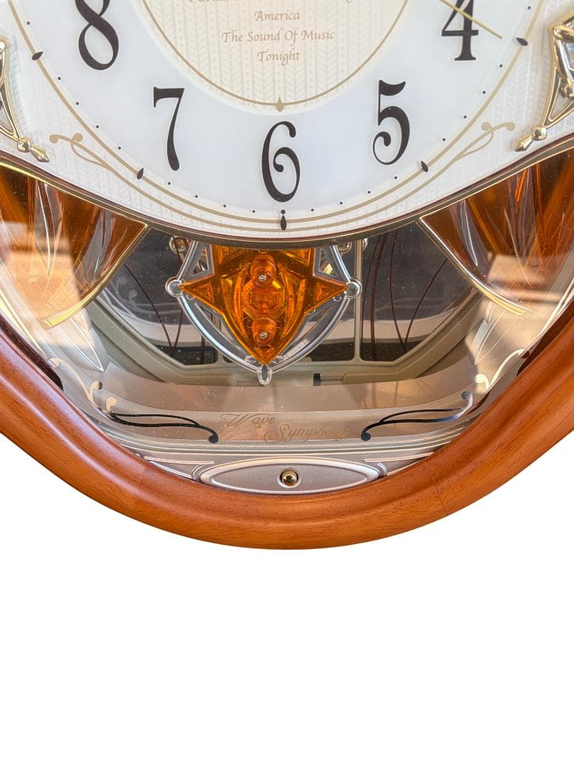 【美品/希少】SEIKO からくり時計 AM220B 電波時計 メロディ