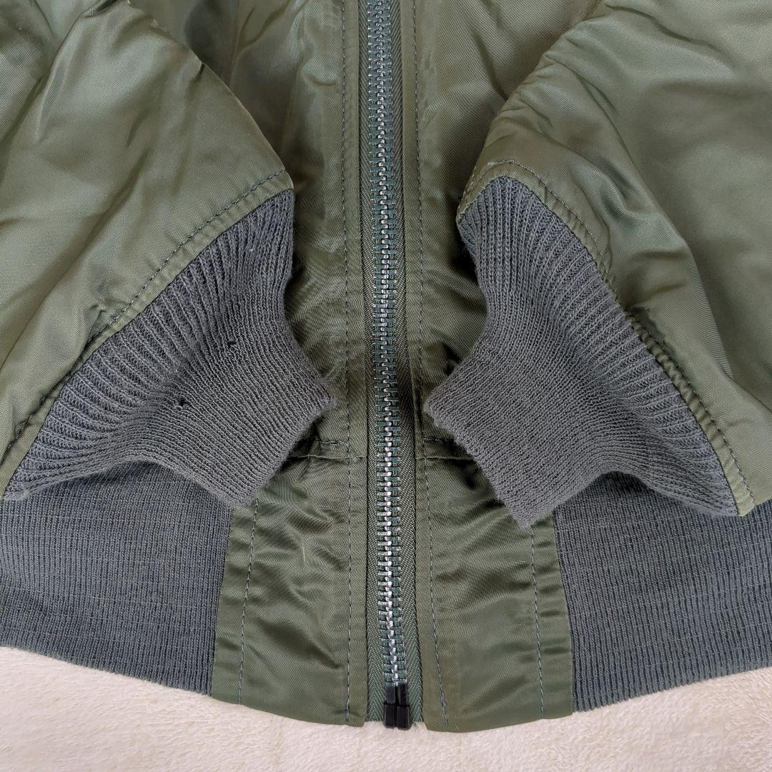 アルファ MA-1 フライトジャケット グランドクルー 短丈 USA製 90s