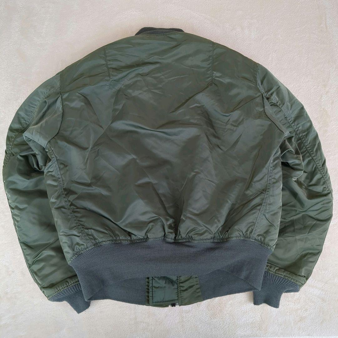 アルファ MA-1 フライトジャケット グランドクルー 短丈 USA製 90s