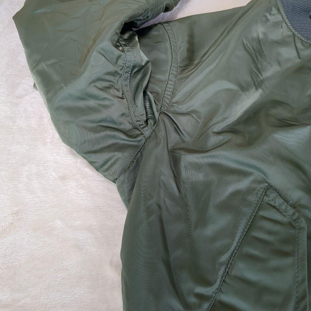 アルファ MA-1 フライトジャケット グランドクルー 短丈 USA製 90s