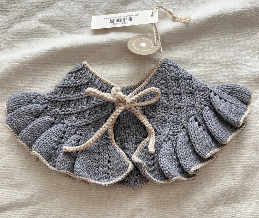 soor ploom フリル　付け襟　powder