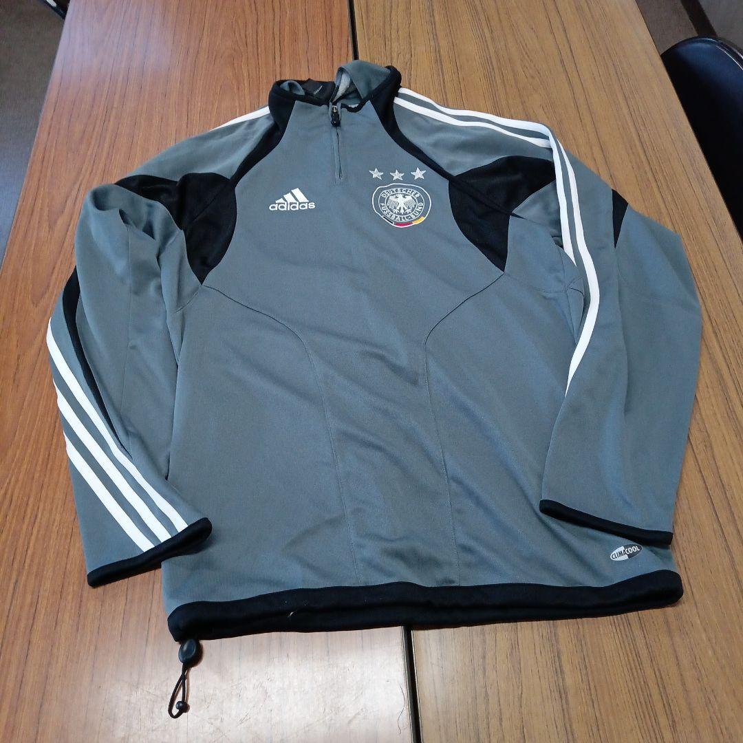 adidas ハーフジップウェア ドイツ代表 メンズ SIZE S グレー