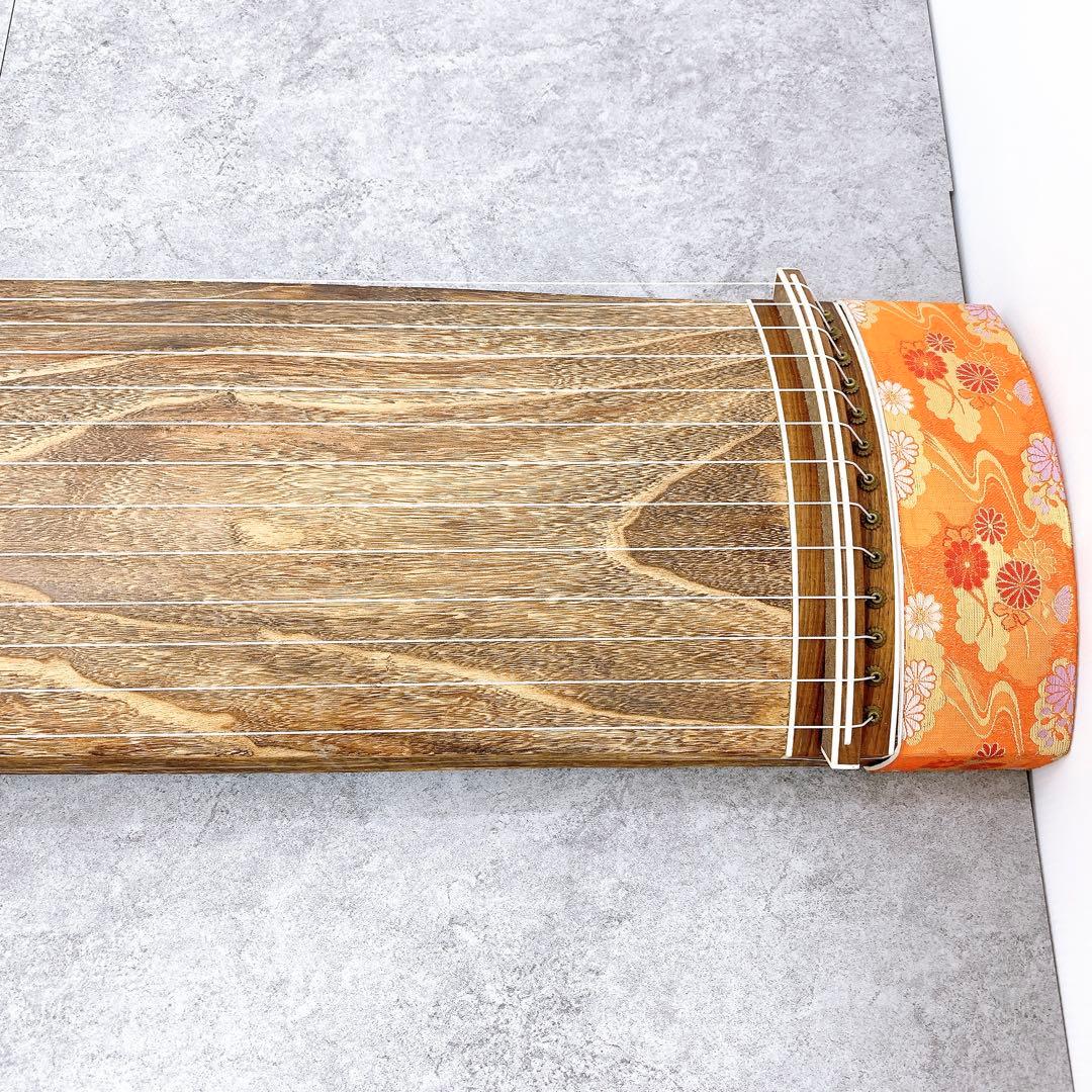 琴 13弦 すだれ彫り 並甲 弦楽器 和楽器 蒔絵