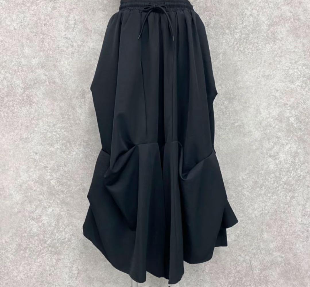 ぞうねこちゃんねる　ASYMM ピントリックスパンツブラック　Lサイズ