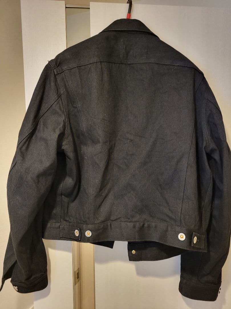 【HERILL】黒 デニムジャケット　サイズ2