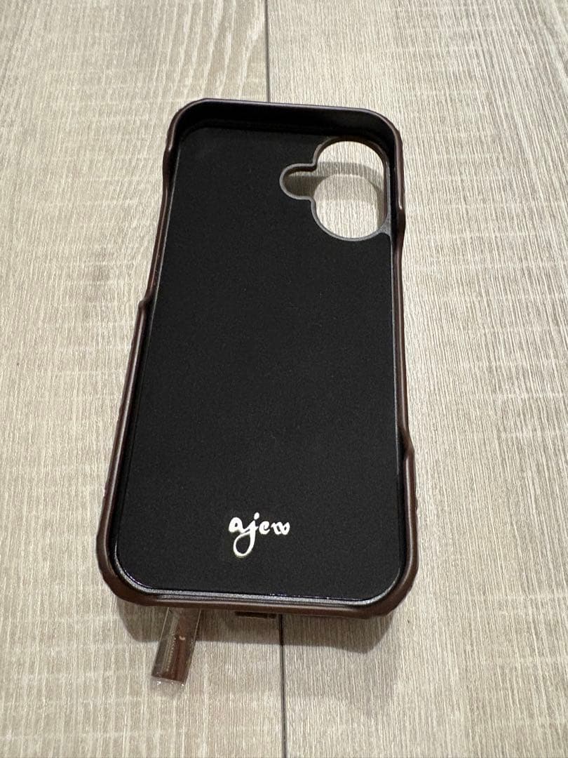 ajew iPhon16 ケース エスプレッソ