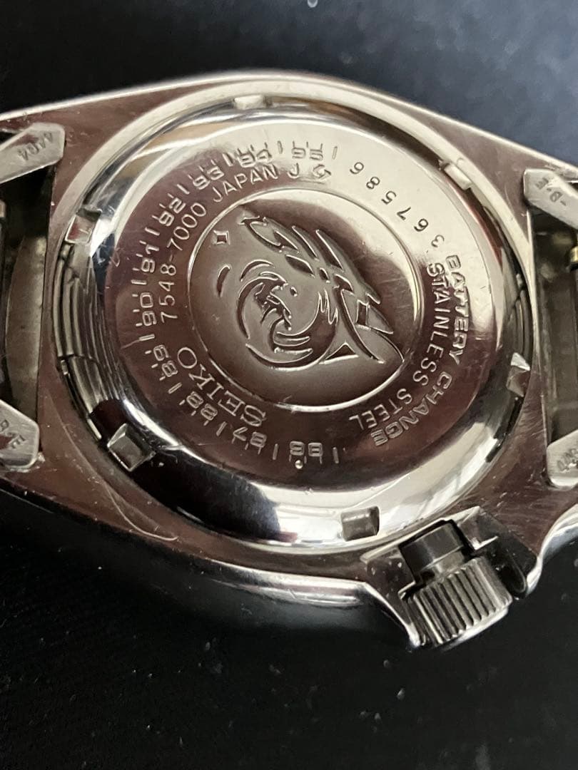 SEIKO セイコー 7548-7000 ダイバー メンズクォーツ（ジャンク）