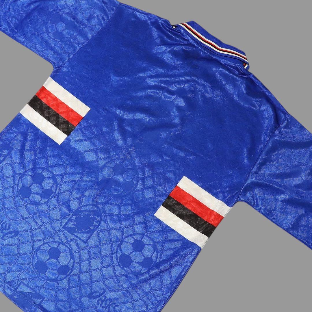 正規品★L★95-96★サンプドリア★サッカーユニフォーム★asics★90s