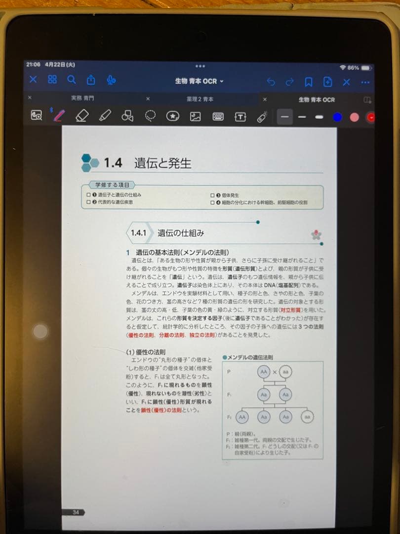 裁断済み 改定第15版 第111回薬剤師国家試験 青本・青問 9冊セット！