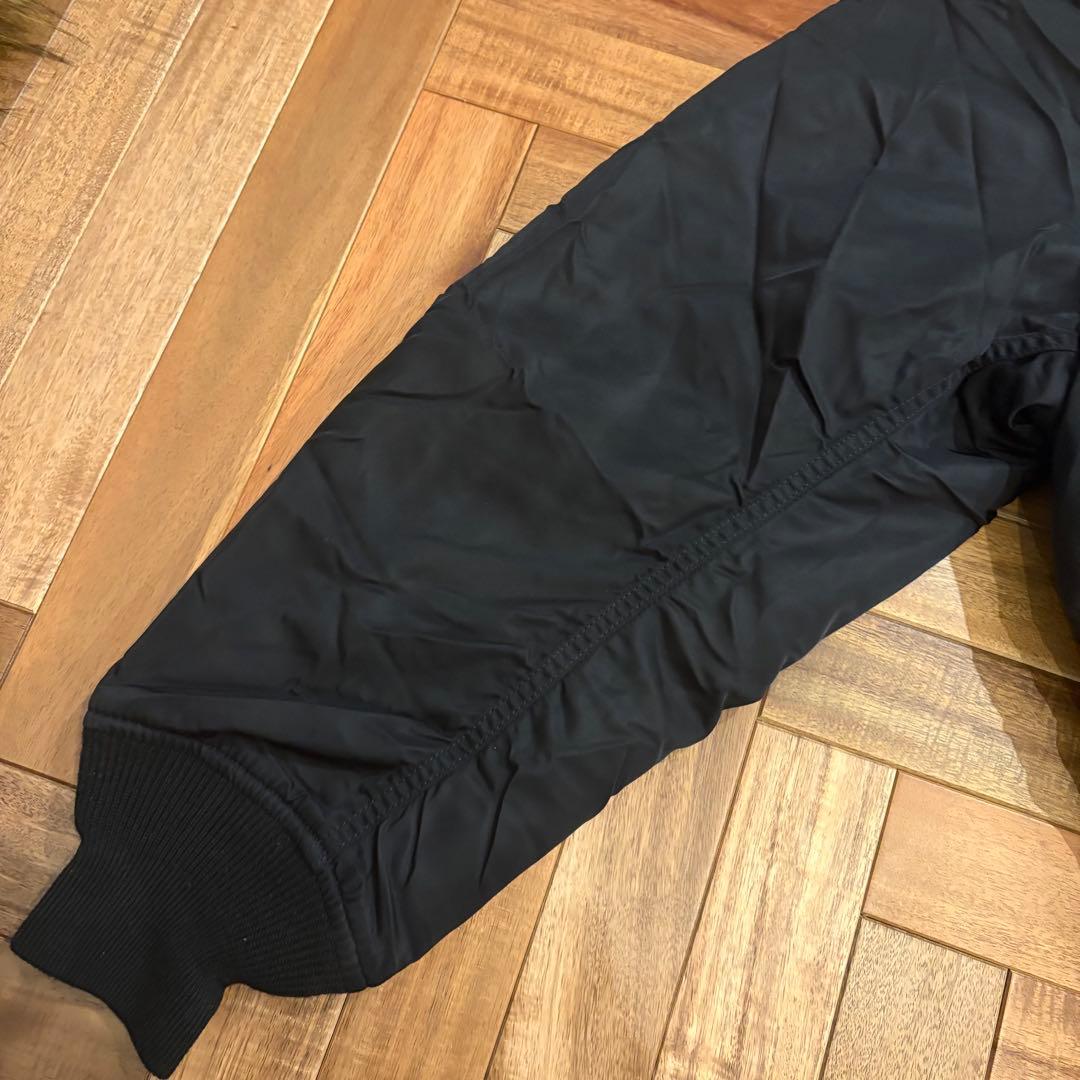 希少　ALPHA アルファ MA-1 J.S.B JSB 黒 L フライト