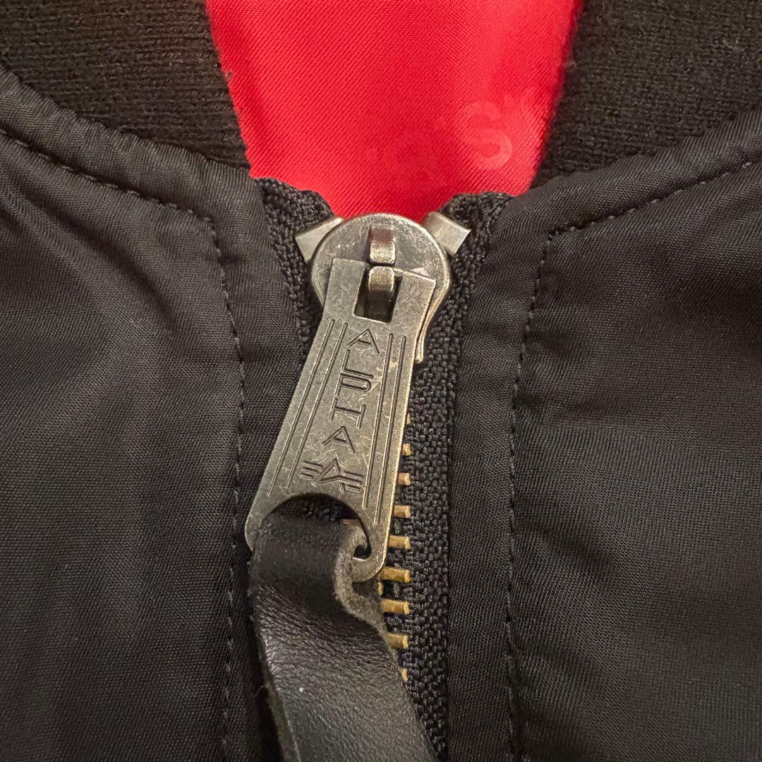 希少　ALPHA アルファ MA-1 J.S.B JSB 黒 L フライト