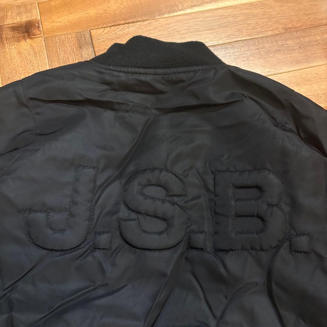 希少　ALPHA アルファ MA-1 J.S.B JSB 黒 L フライト